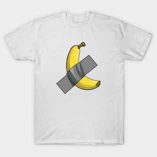 Banana stuck on with some duct tape T-Shirt